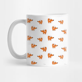 Fox pattern Mug